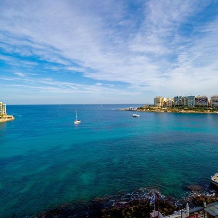 Spinola Bay Top Floor Seafront 3 Bedroom Apartment With Panoramic Sea Views - By Getawaysmalta Saint Julian's エクステリア 写真
