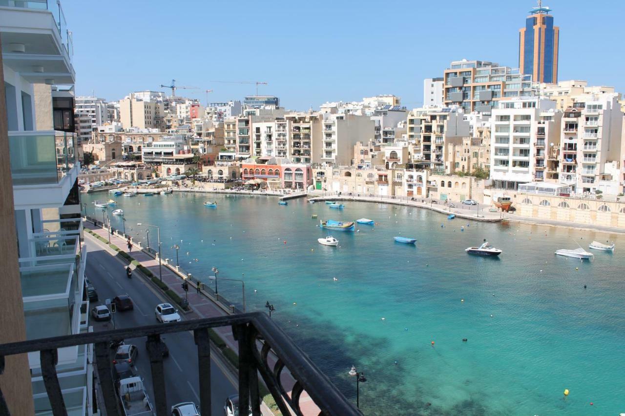 Spinola Bay Top Floor Seafront 3 Bedroom Apartment With Panoramic Sea Views - By Getawaysmalta Saint Julian's エクステリア 写真